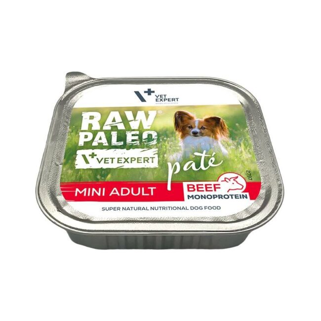 Hundenassfutter – Raw Paleo Mini Adult Rind 6 x 150g