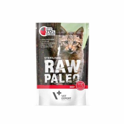 Raw Paleo Katzenfutter für kastrierte Katzen – Raw Paleo Rind