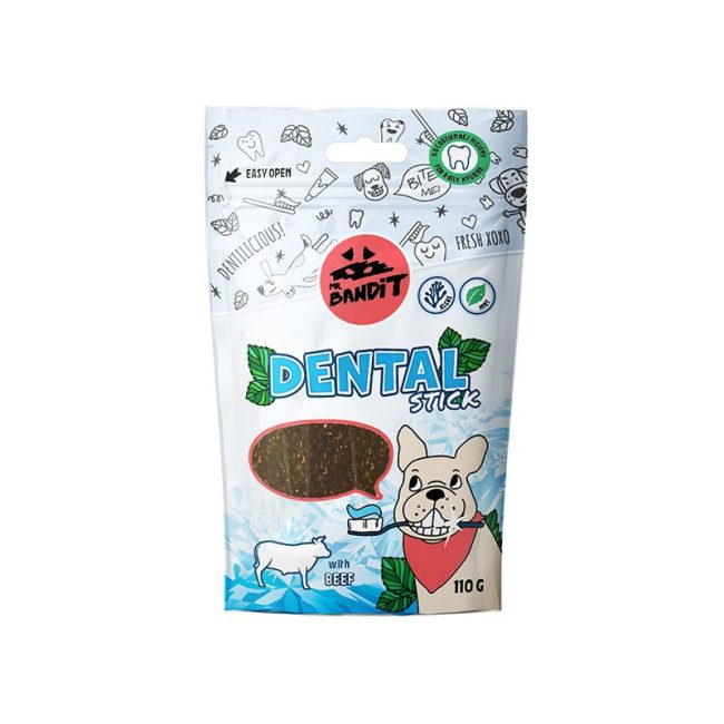 mr-bandit-dental-sticks-Rind-110g - Zahnpflege Hund
